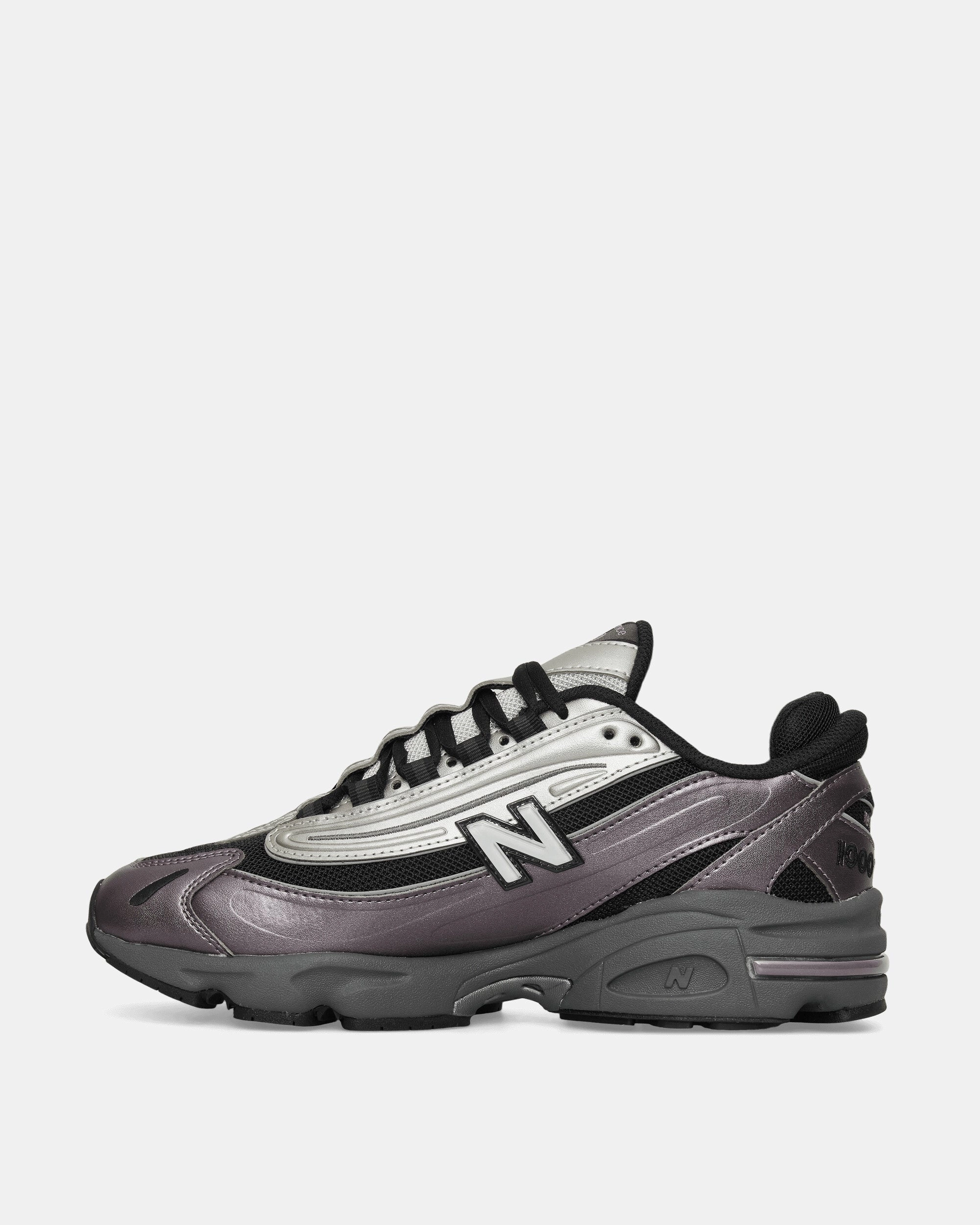1000 Sneakers Dark Ice Wine / Silver Metallic