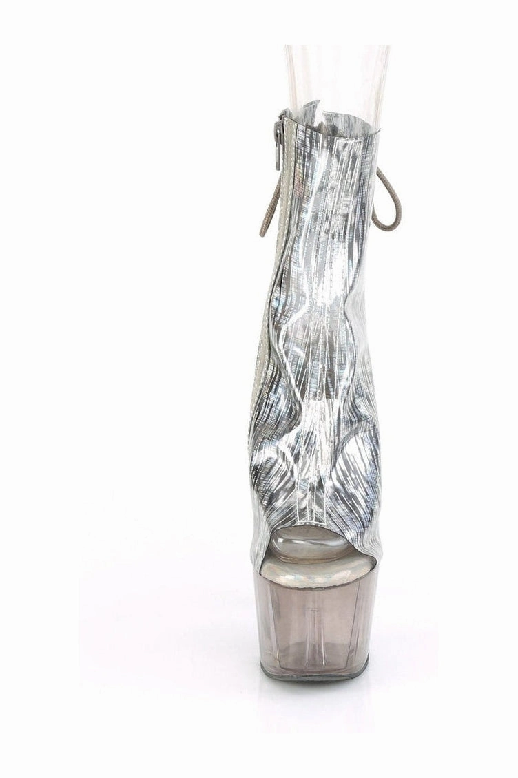 ADORE-1018HCT Exotic Boot | Clear Vinyl