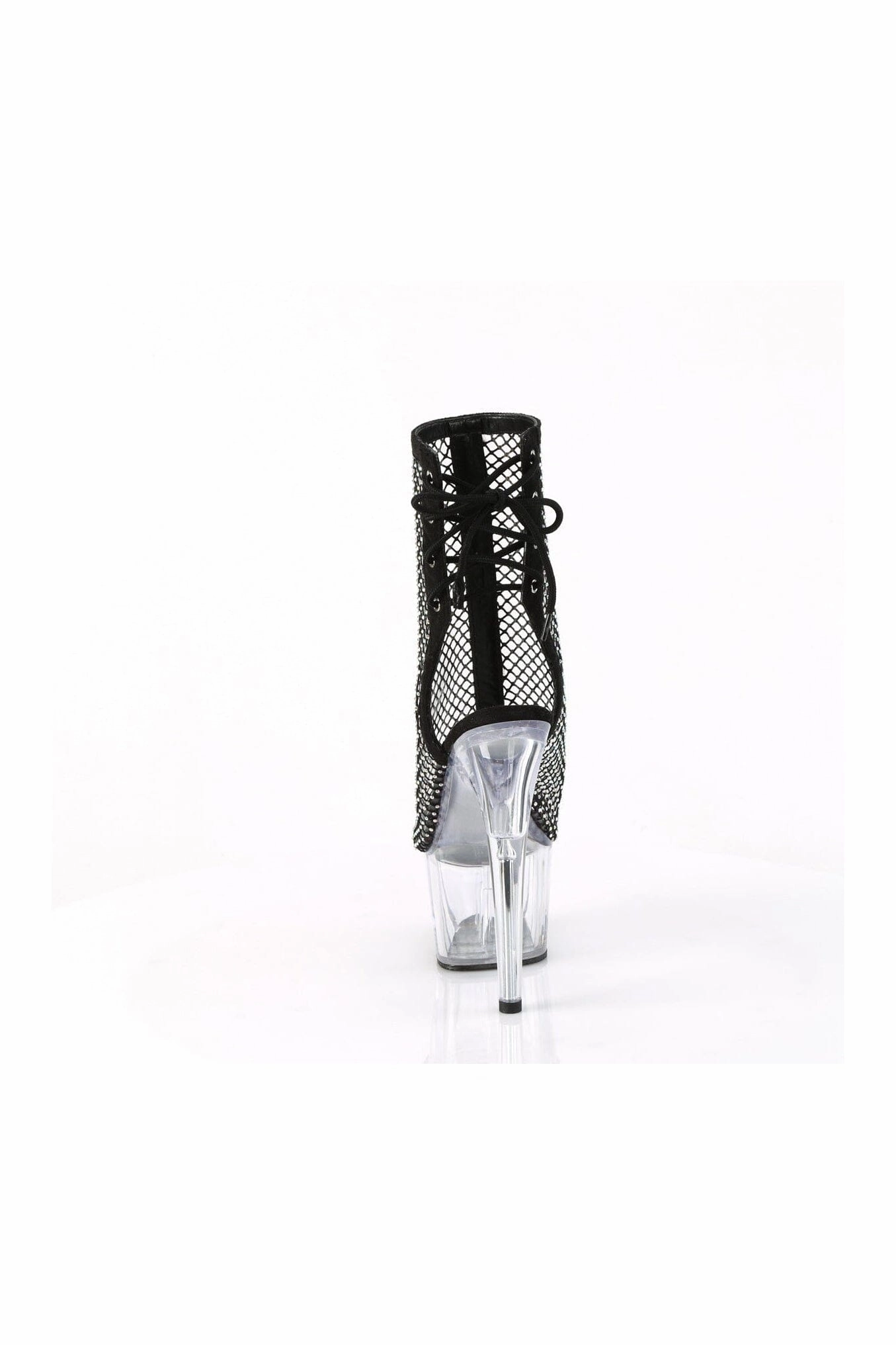 ADORE-1018RM Black Faux Suede Ankle Boot