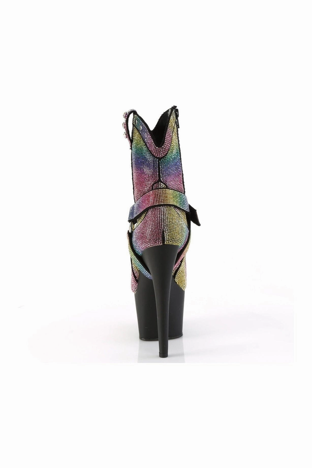ADORE-1029RS Multi Faux Suede Ankle Boot