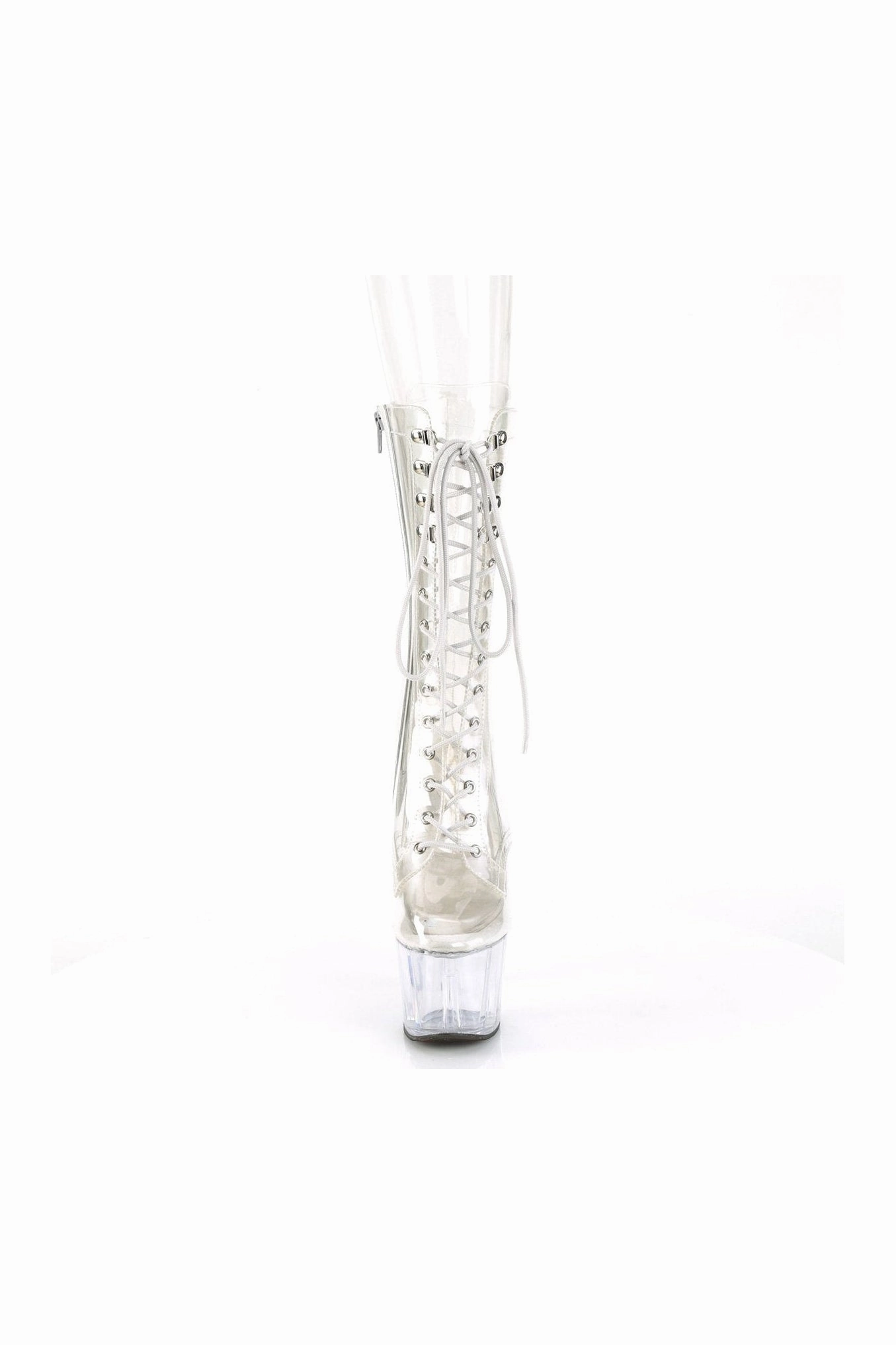 ADORE-1050C Ankle Boot | Clear Vinyl