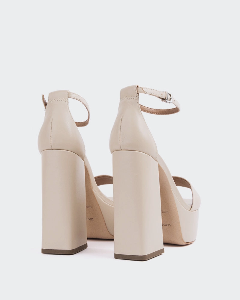 Adriene Beige Leather