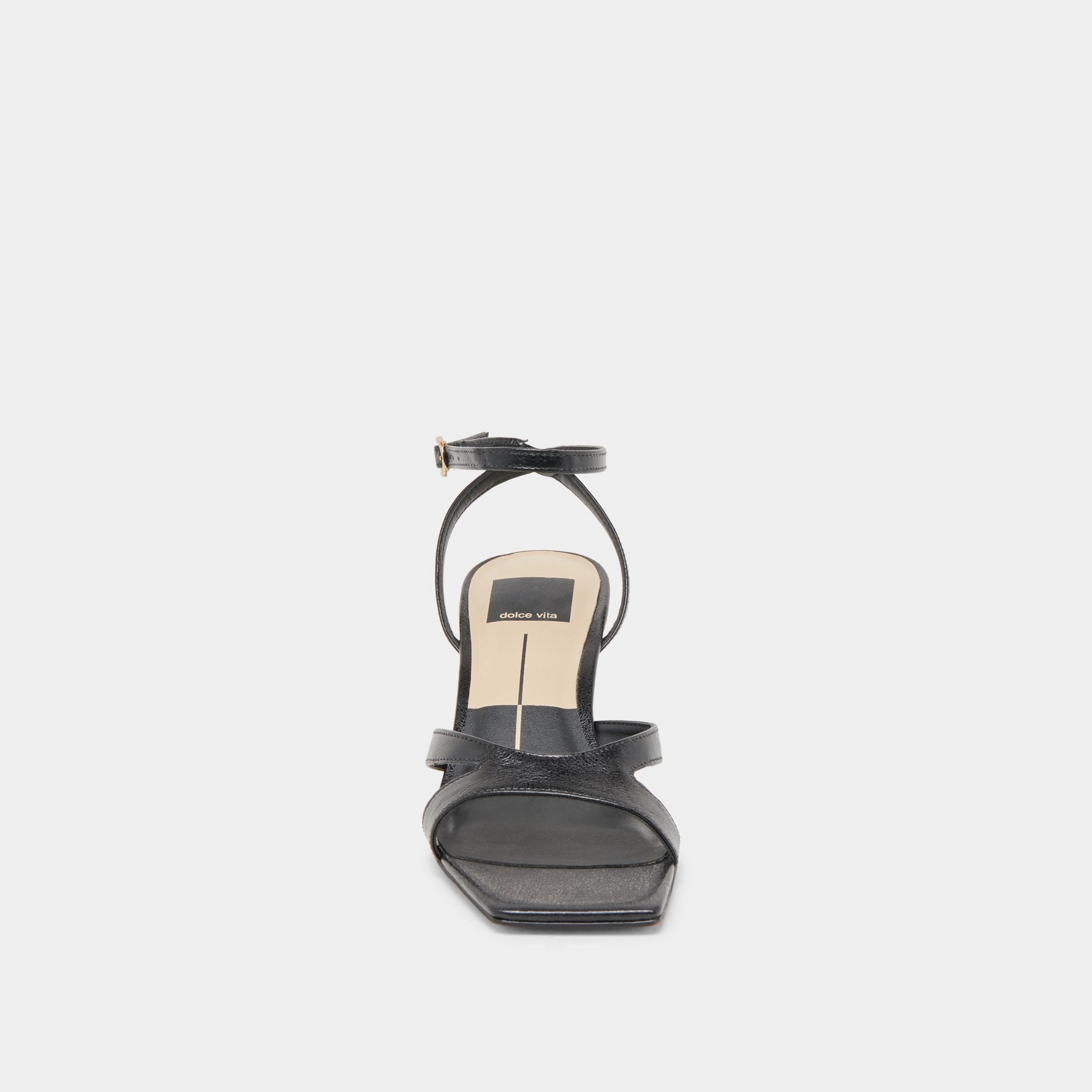 BECKI HEELS MIDNIGHT CRINKLE PATENT