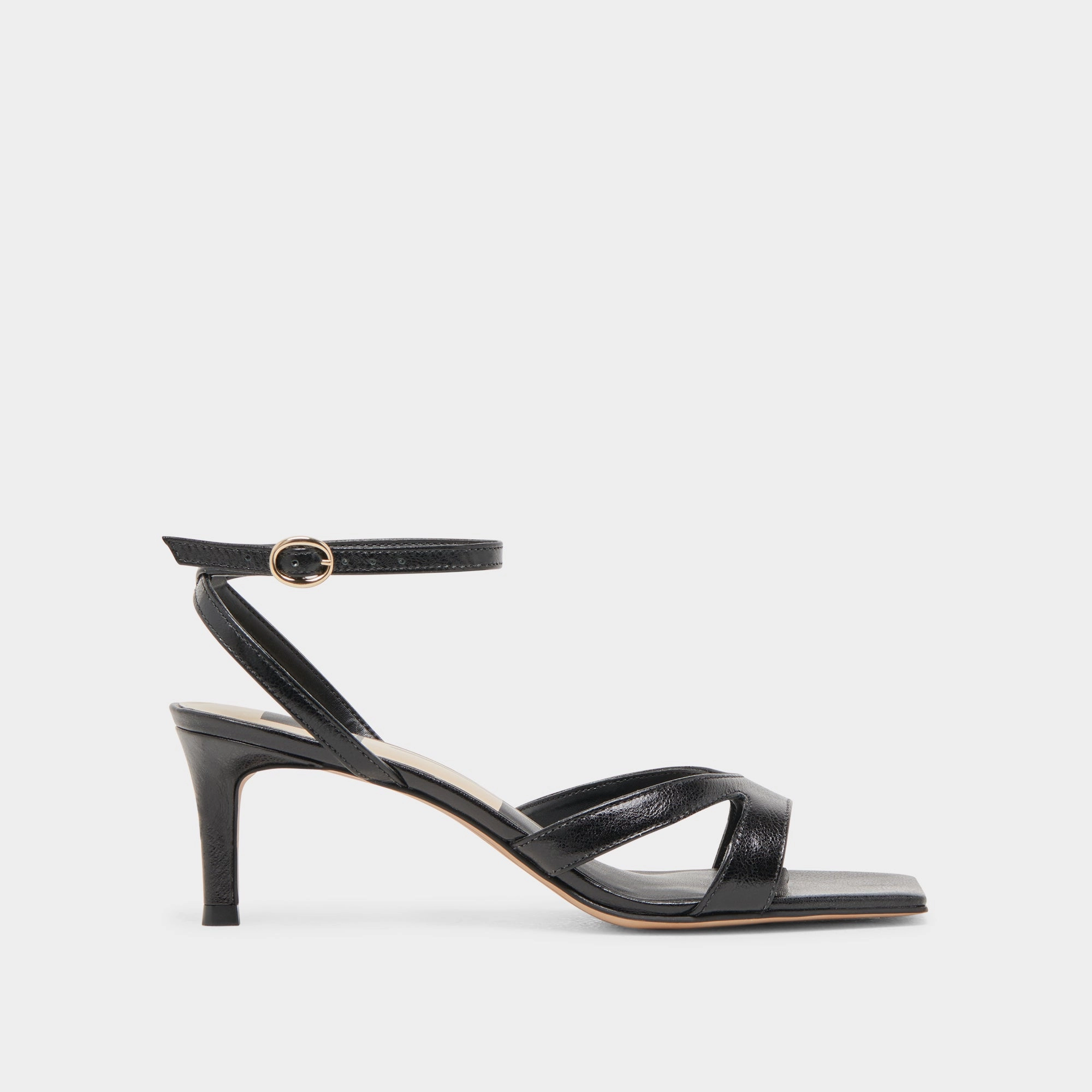BECKI HEELS MIDNIGHT CRINKLE PATENT