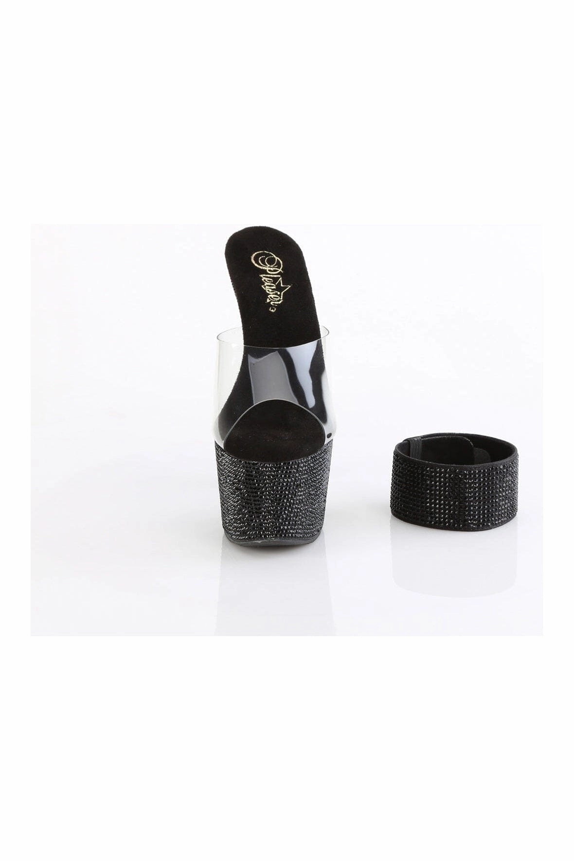 BEJEWELED-712RS Clear Vinyl Slide