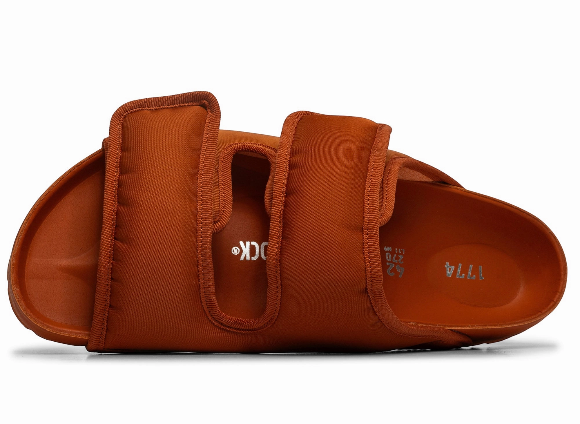 Birkenstock Arizona CosNy EXQ SYN in Burnt Orange xld