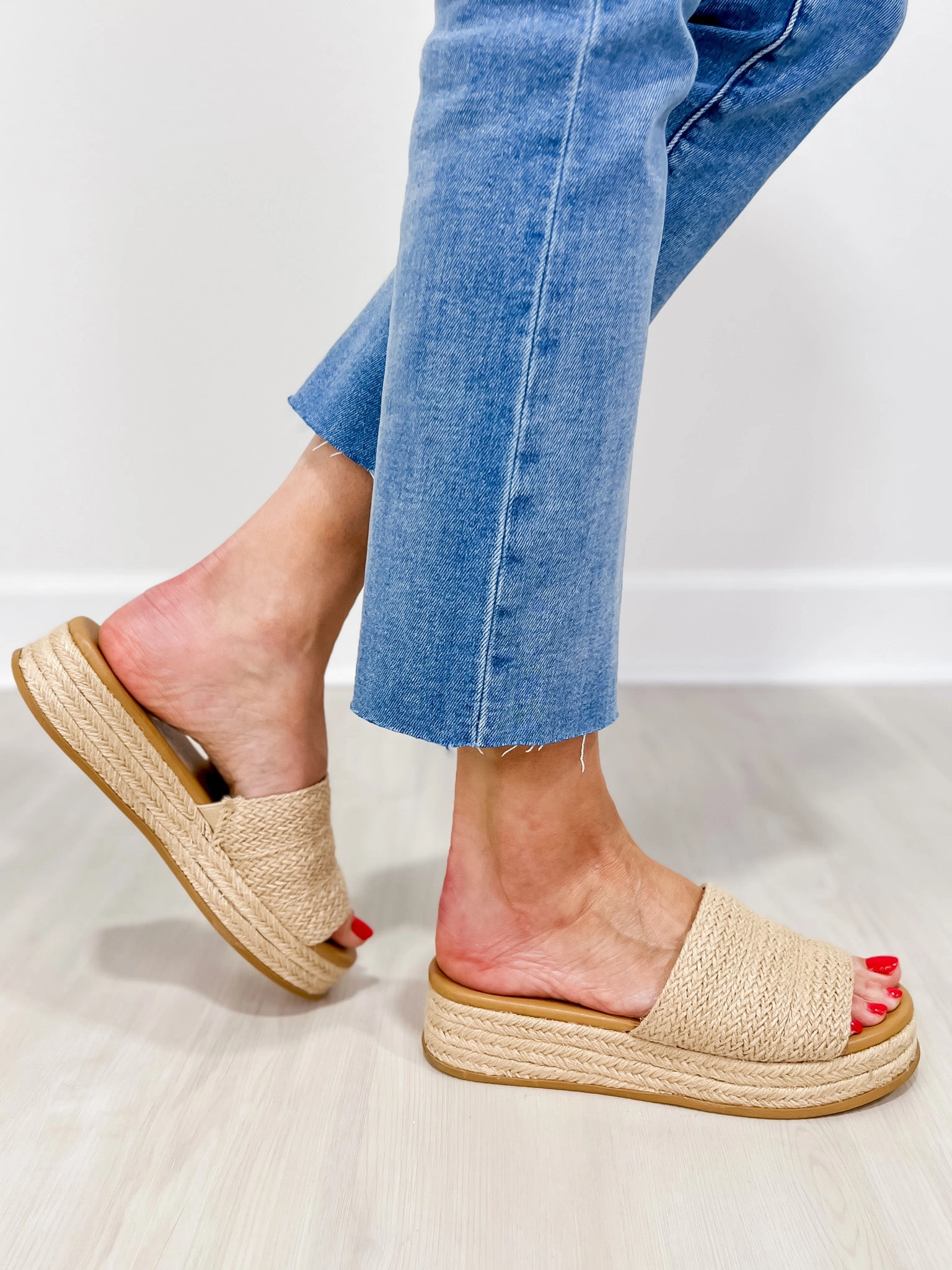 Blowfish Marshlo Rope Slide Sandals in Sunbleach Jute