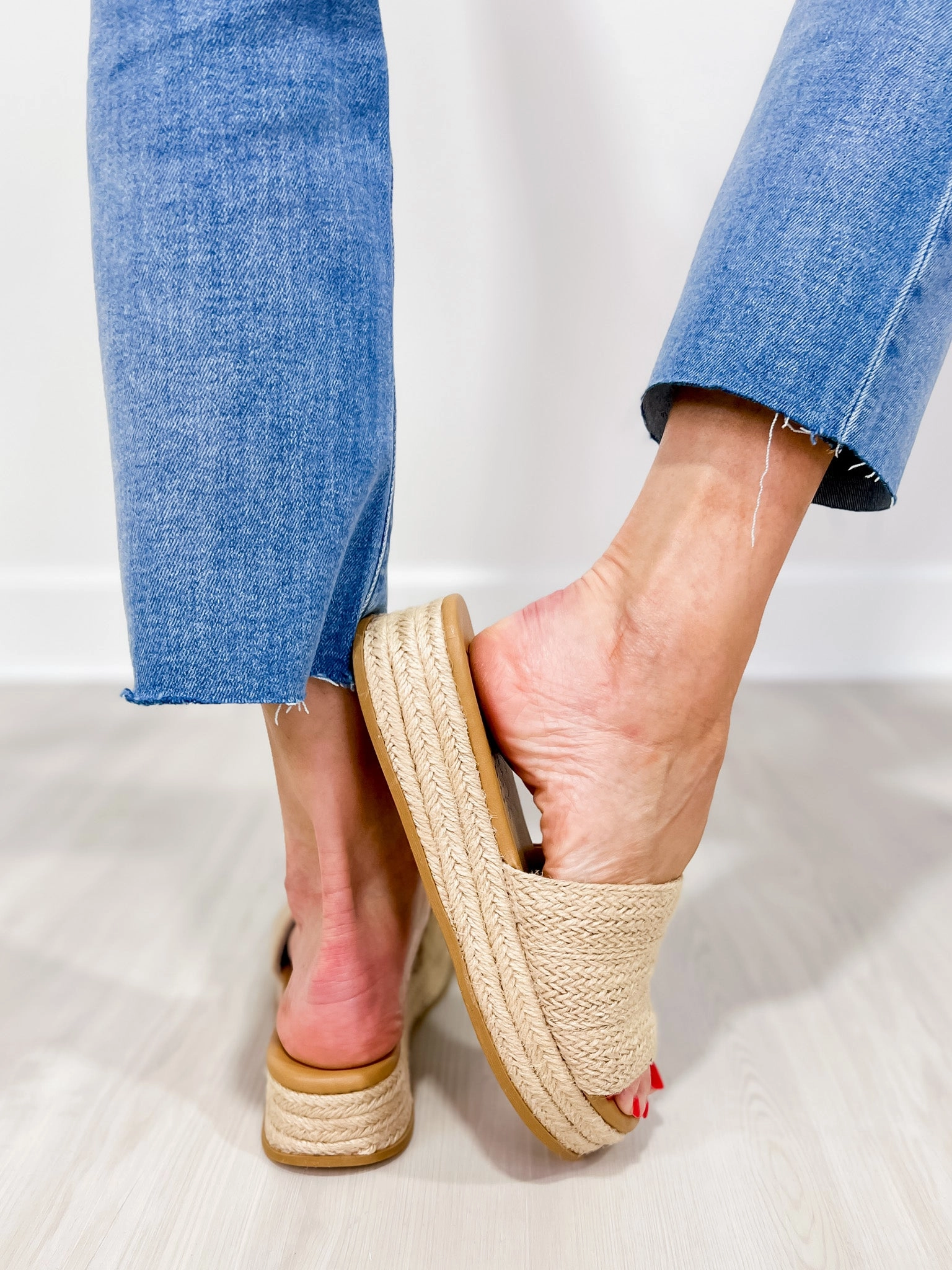 Blowfish Marshlo Rope Slide Sandals in Sunbleach Jute