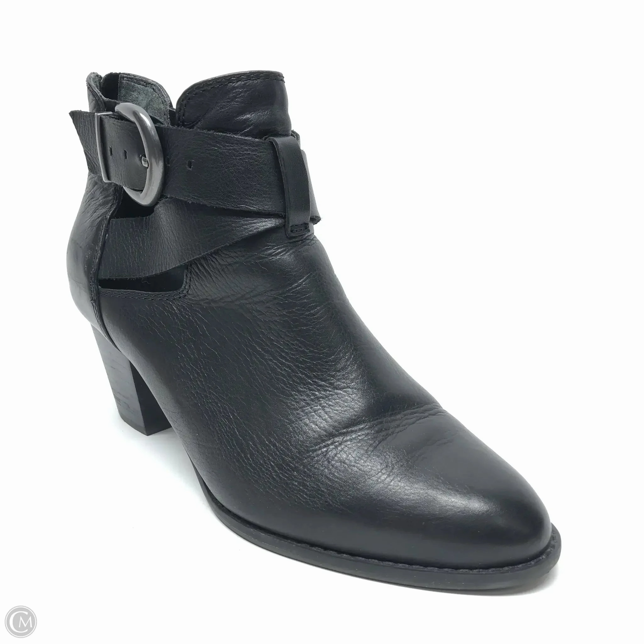 Boots Ankle Heels By Vionic In Black, Size: 10