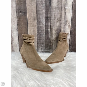 Boots Mid-calf Heels By Vince Camuto In Brown, Size: 7