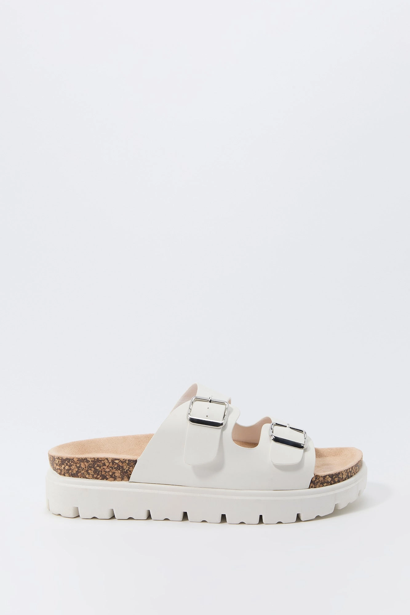 Buckled Platform Cork Sandal