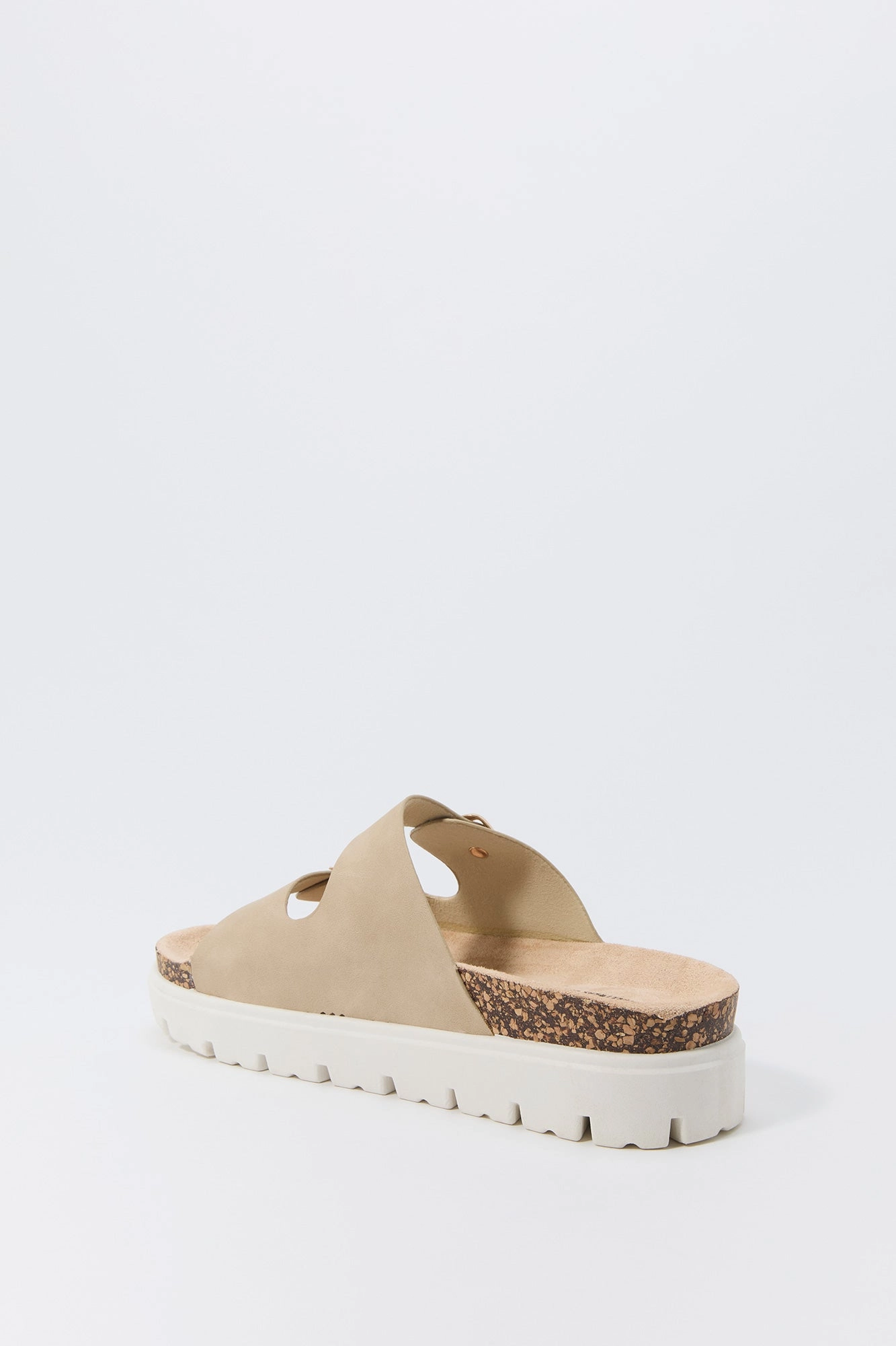 Buckled Platform Cork Sandal