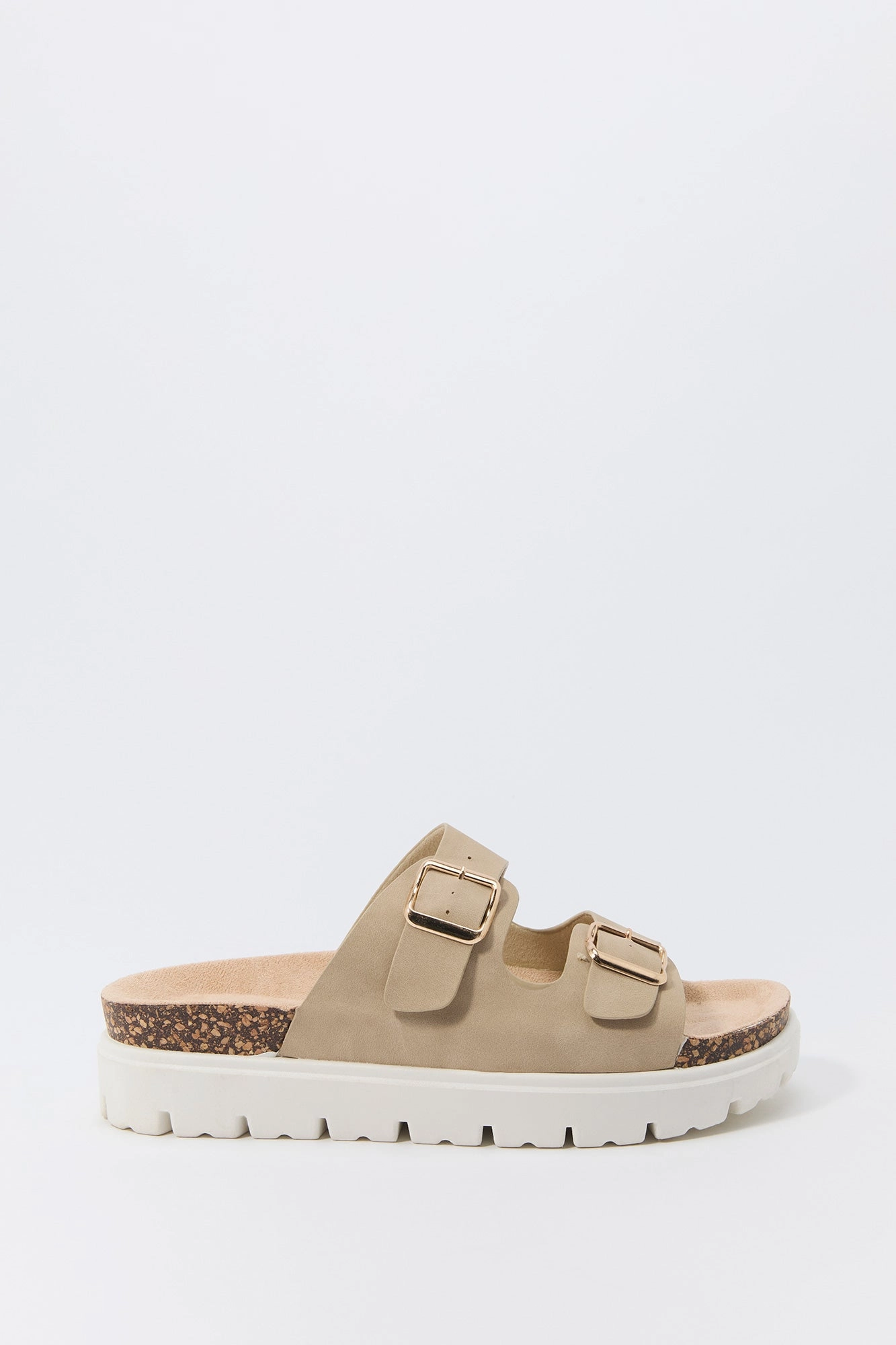 Buckled Platform Cork Sandal