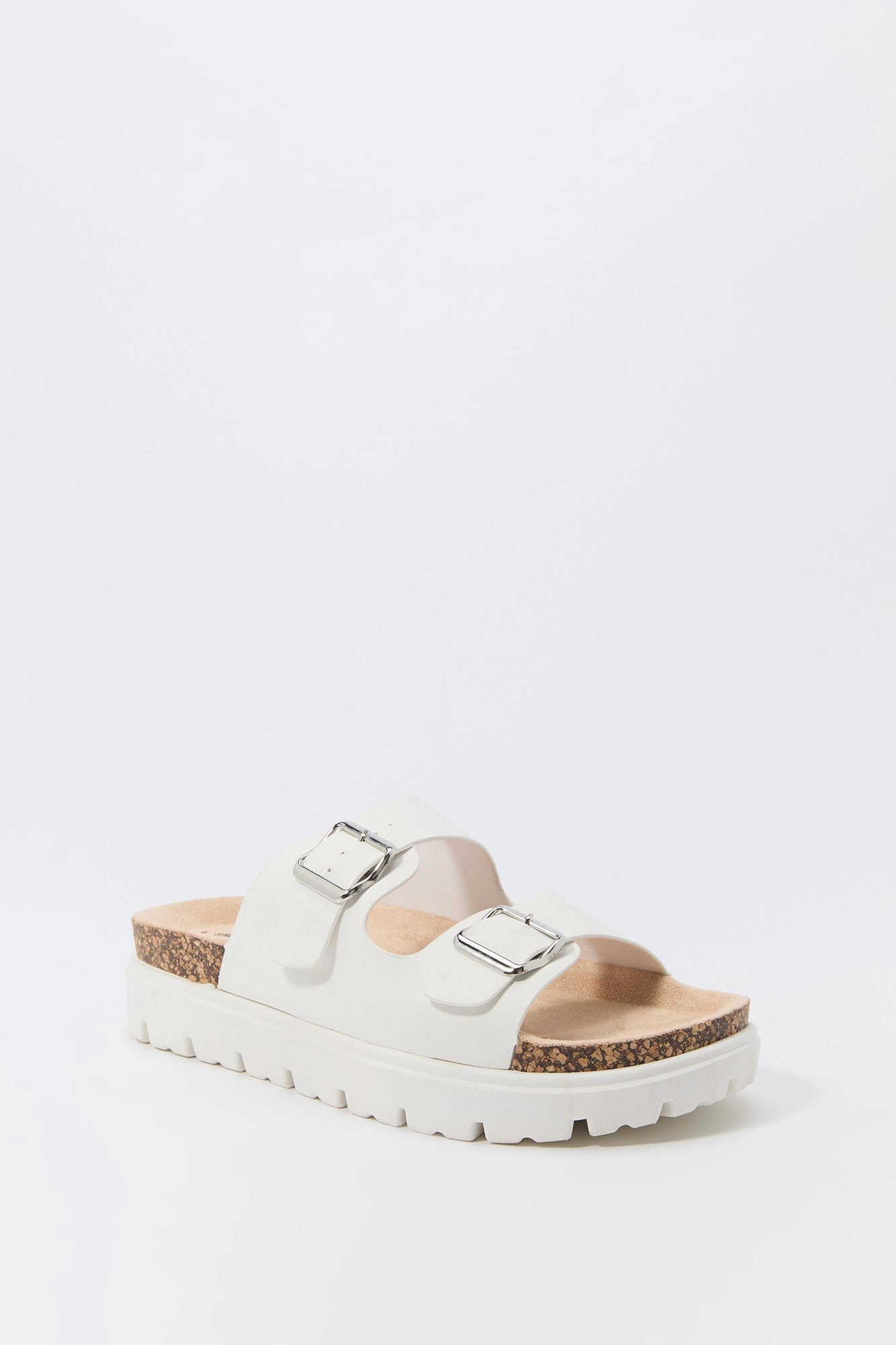 Buckled Platform Cork Sandal