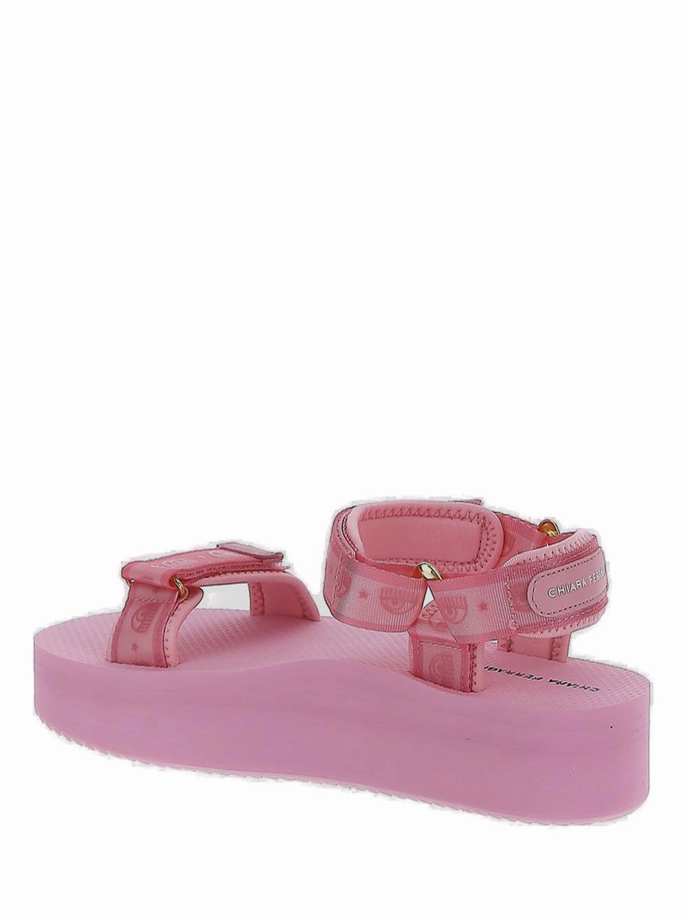 Chiara Ferragni Logomania Round-Toe Sandals