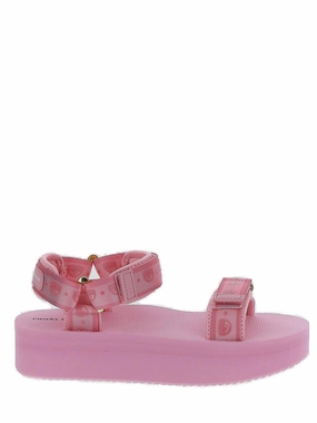 Chiara Ferragni Logomania Round-Toe Sandals