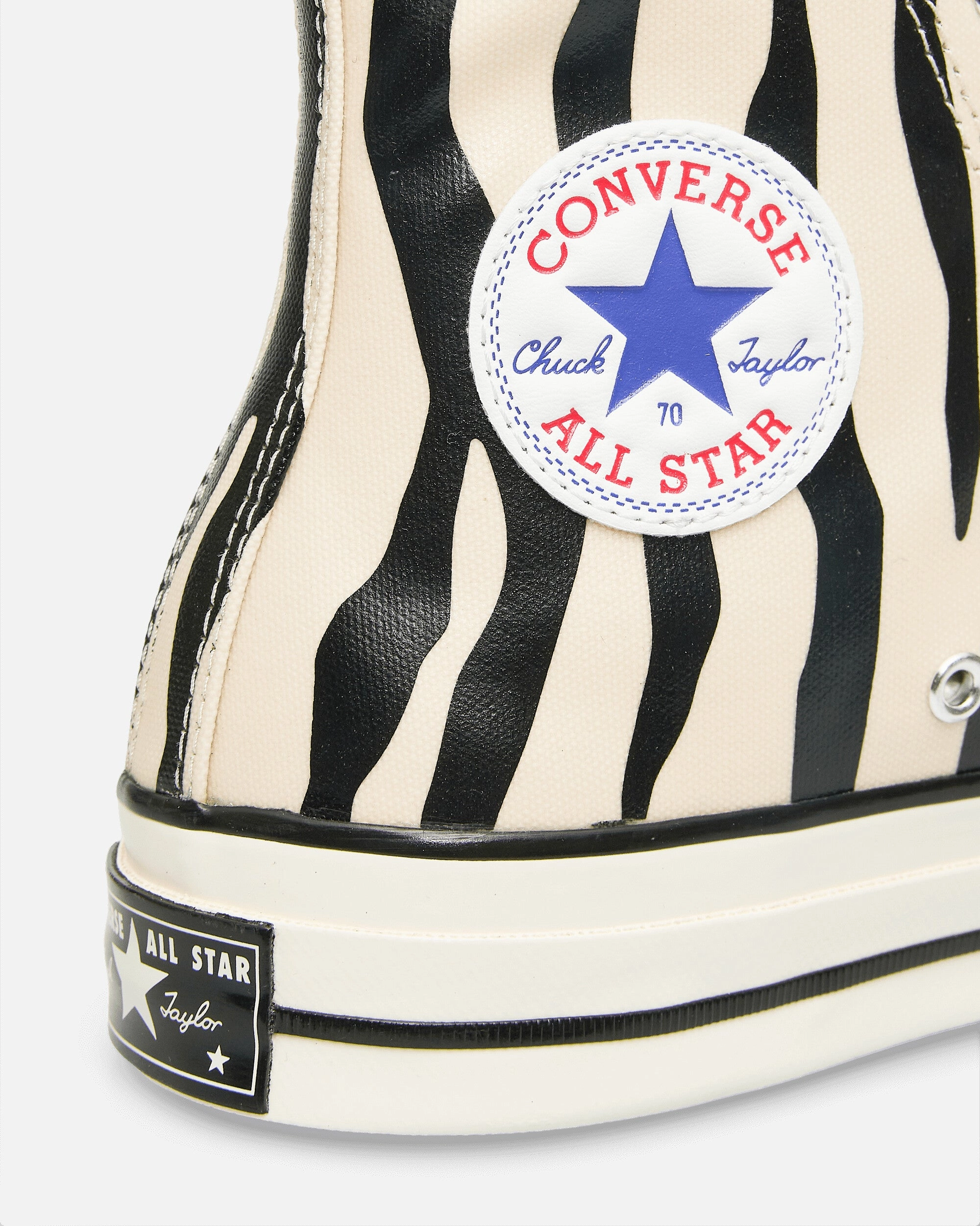 Chuck 70 Glow-In-The-Dark Zebra Print Sneakers Light Dune