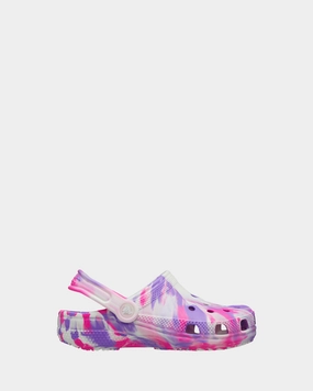 Classic Glow Marble Clog Infant Pink Crush/Multi