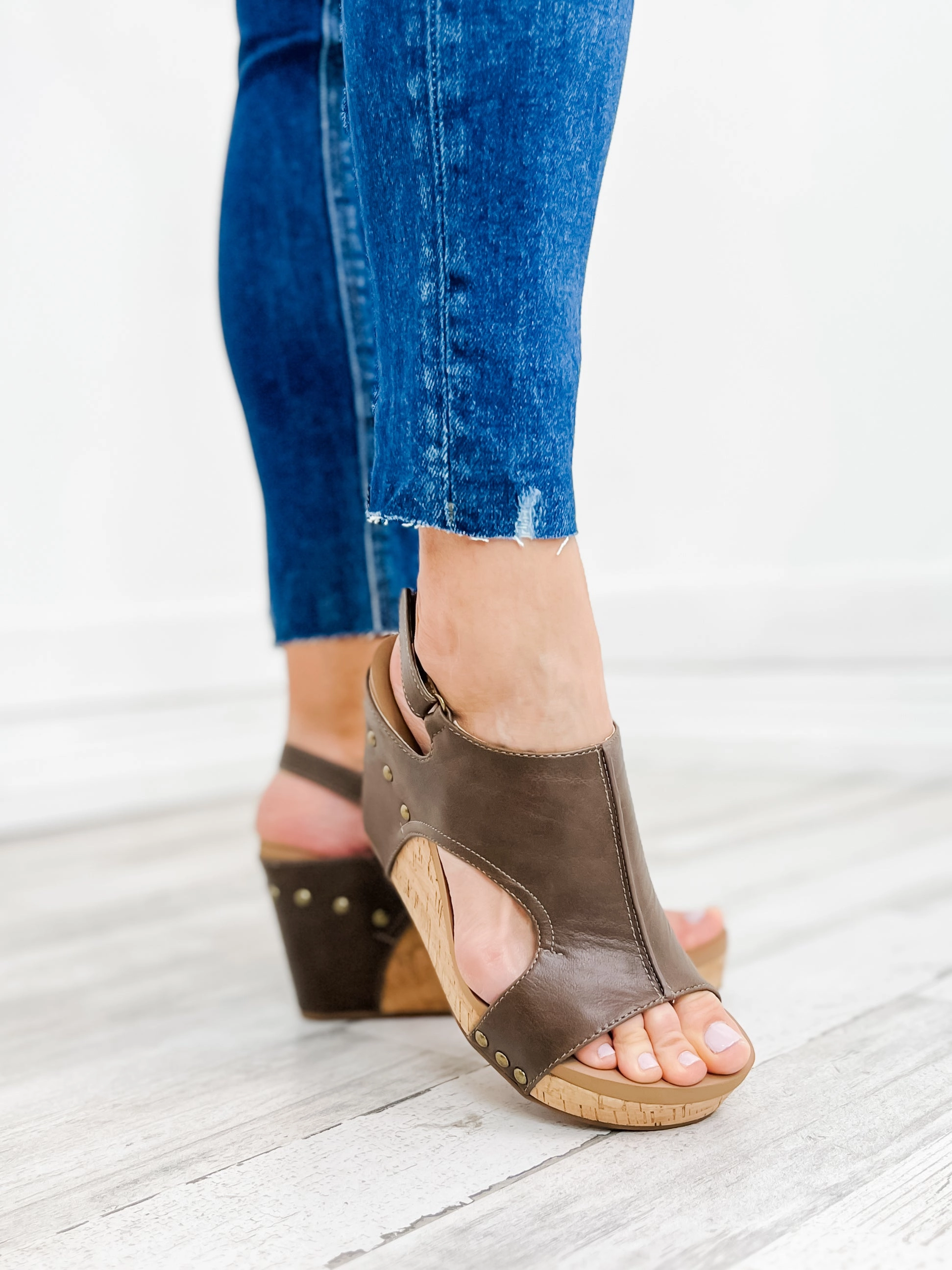 Corky Tiffanee Saddle Wedge Sandal