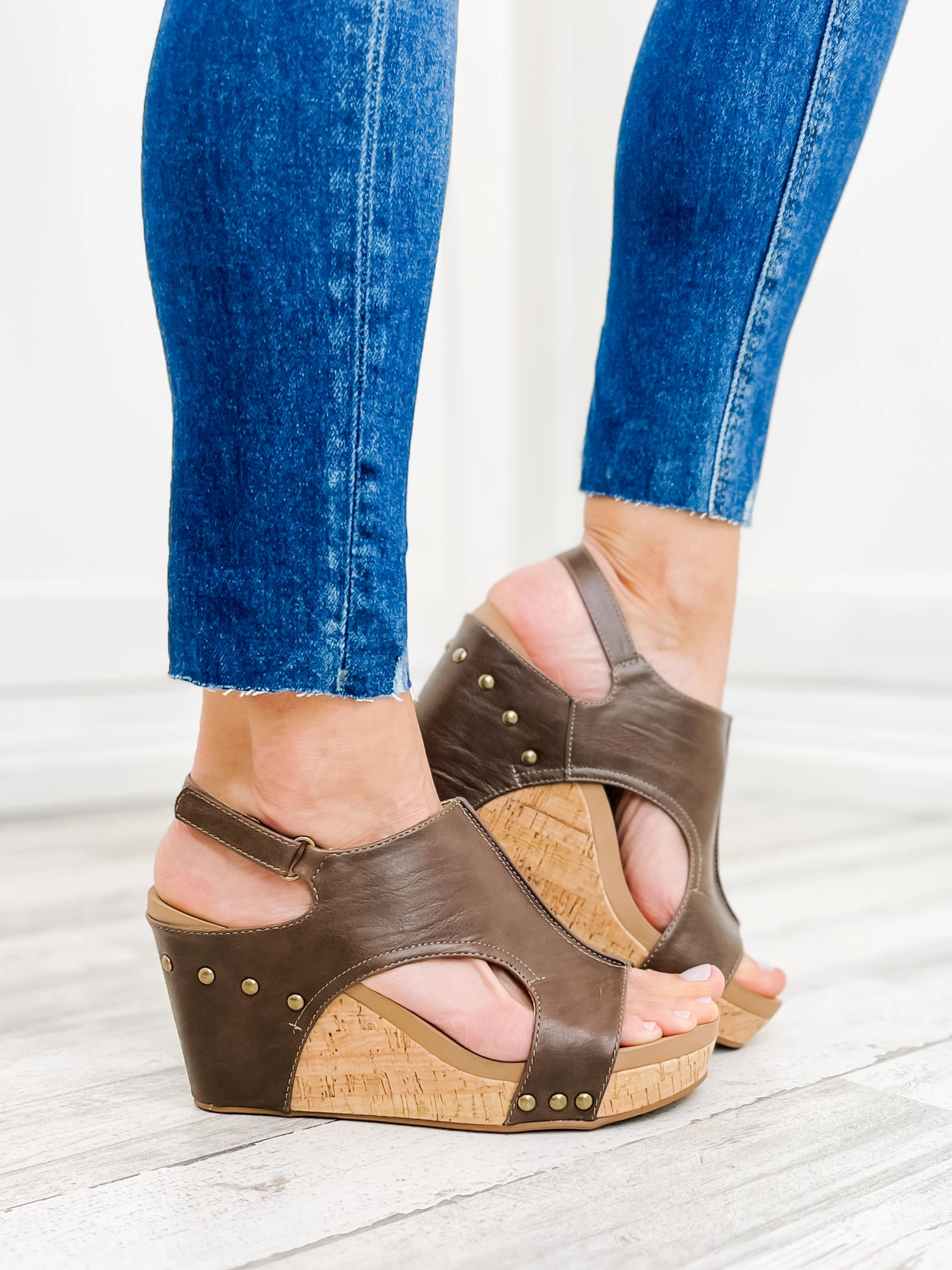 Corky Tiffanee Saddle Wedge Sandal