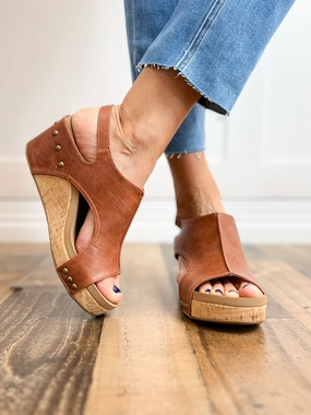 Corkys Carley Whiskey Wedge Shoes