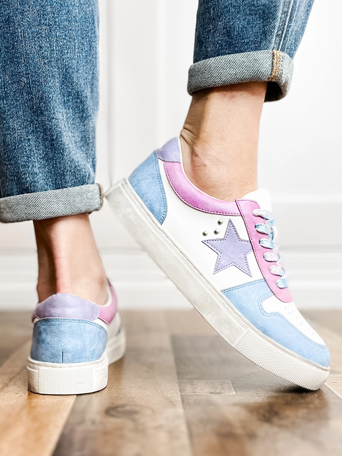 Corkys Constellation Tennis Shoes in Pastel Multi