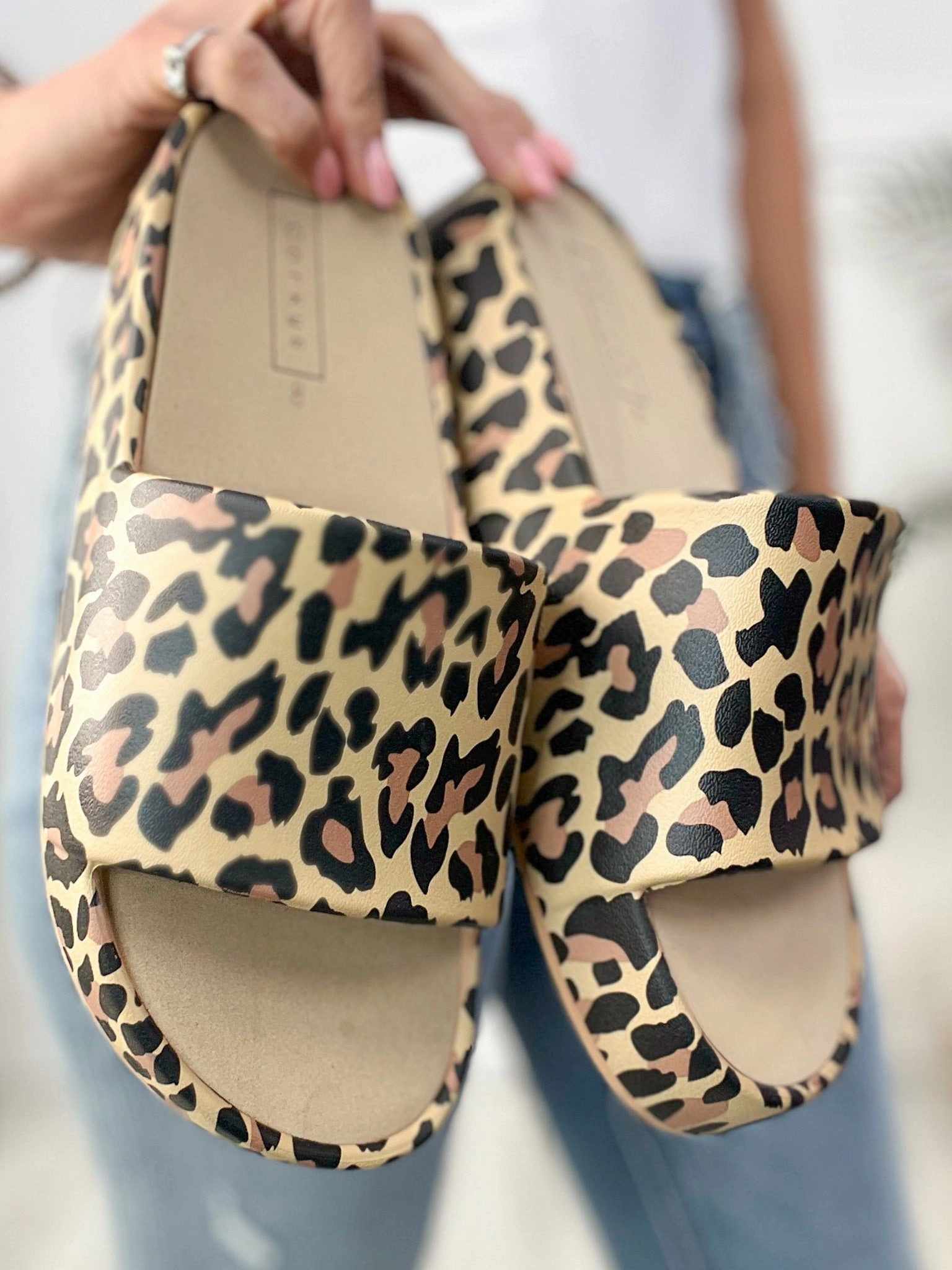 Corkys Popsicle Leopard Platform Sandal