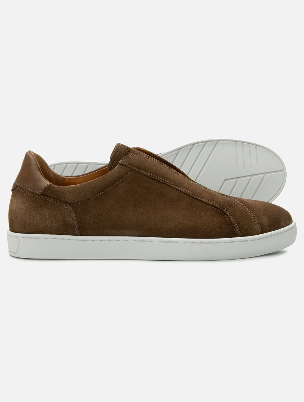 Cowes Suede Slip-On Sneaker Tan