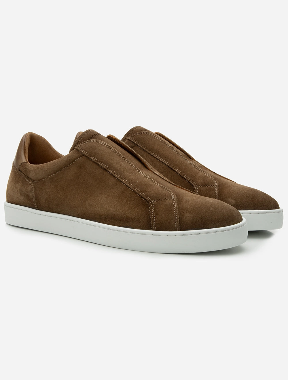 Cowes Suede Slip-On Sneaker Tan