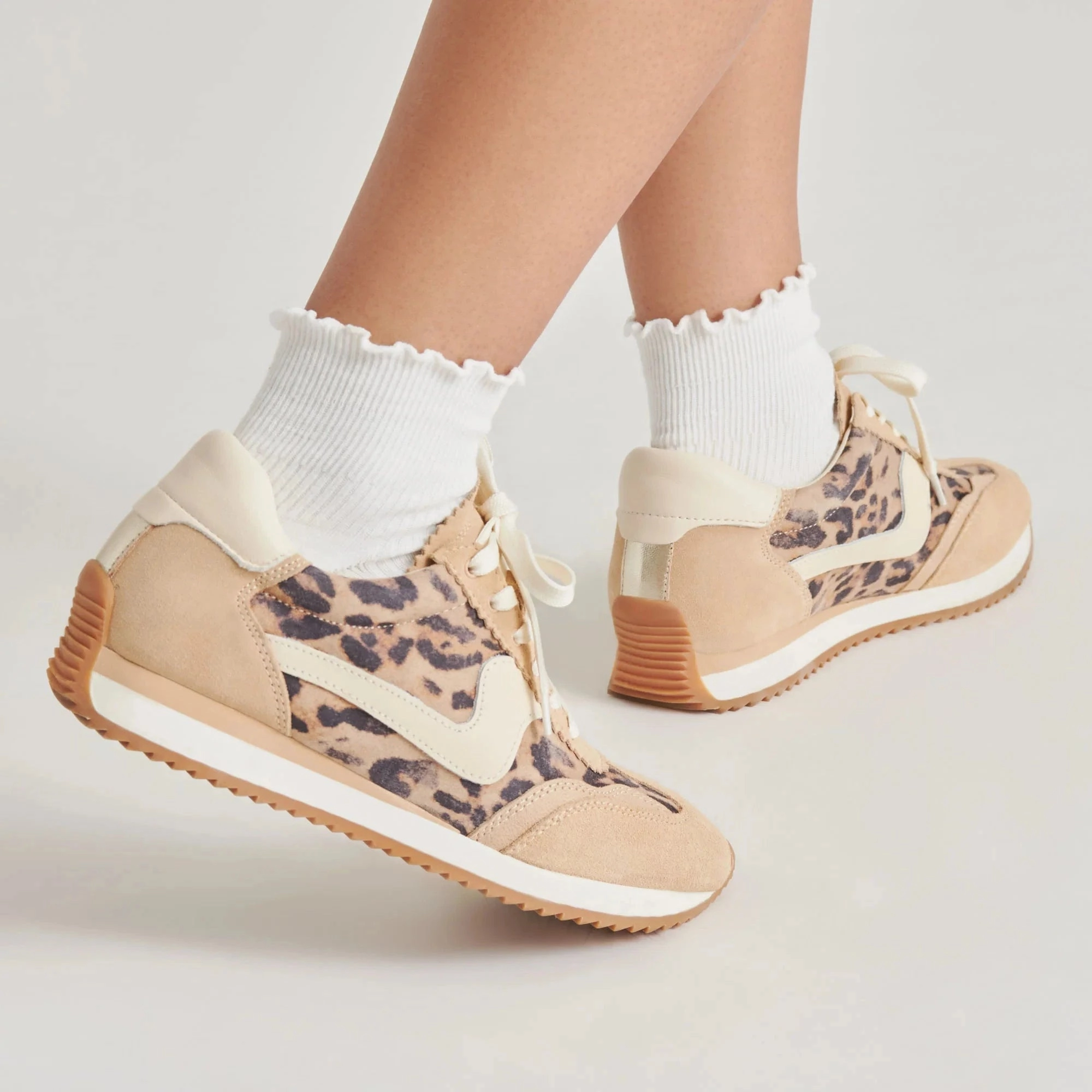Dolce Vita B.ntcd Sneakers Lt Leopard Suede