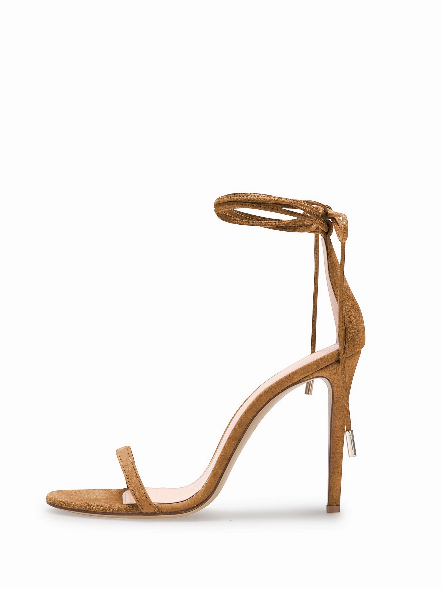 Emma Suede Sandals - Camel