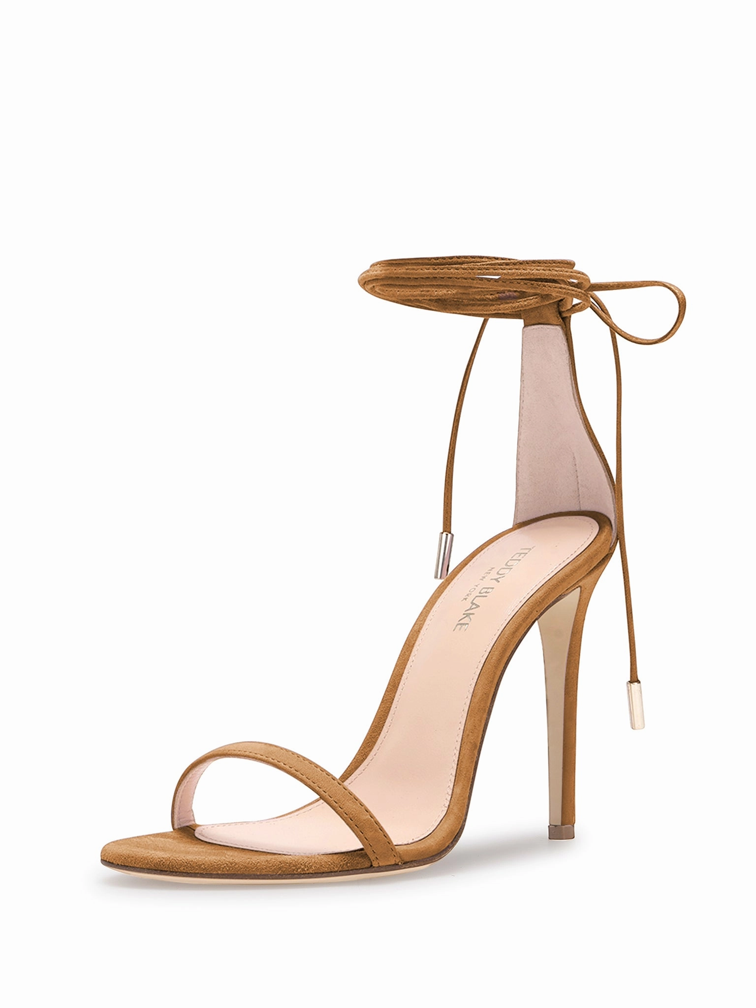 Emma Suede Sandals - Camel