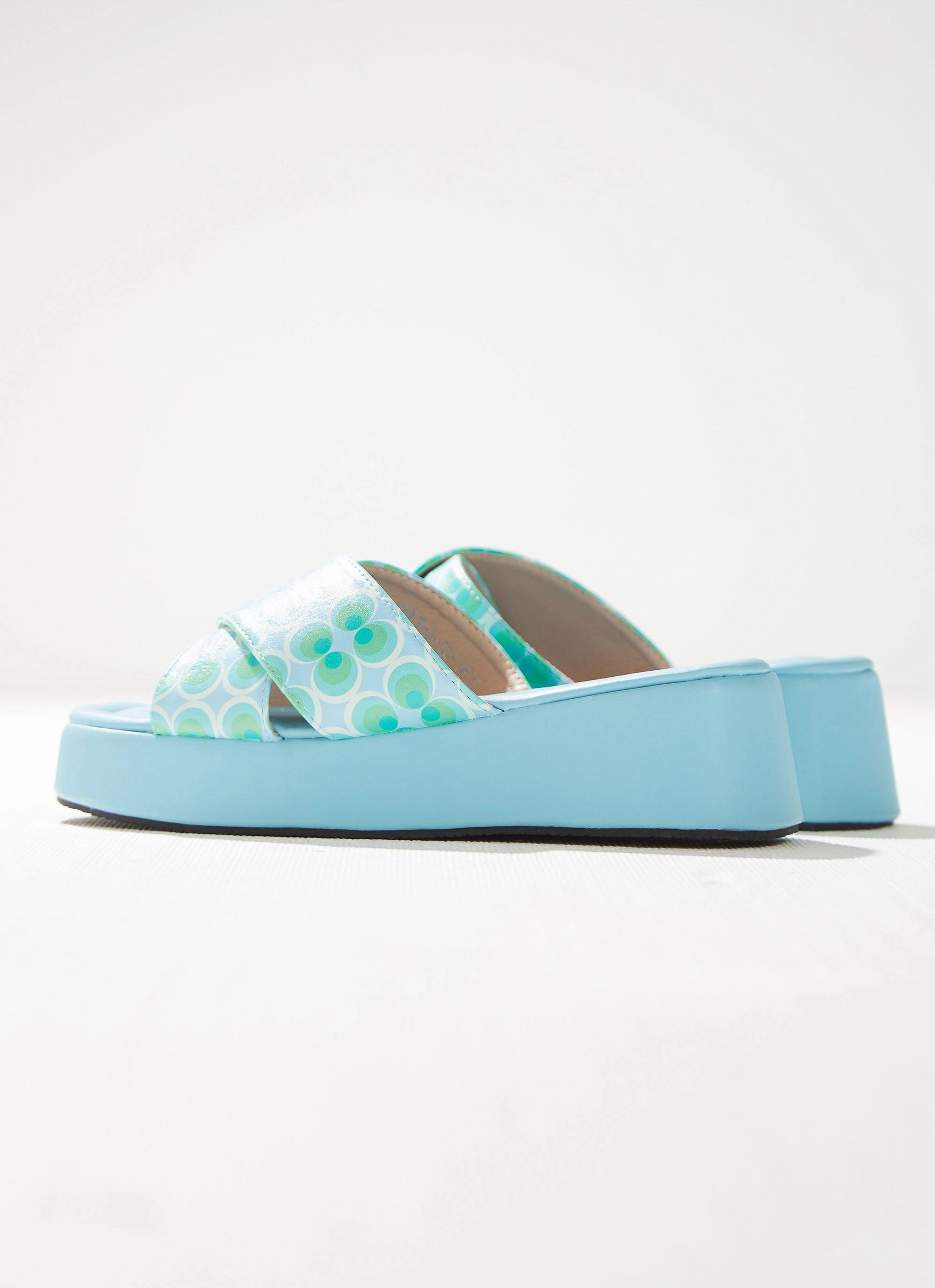 Fonda Cross Over Mule - Seafoam