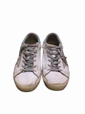 Golden Goose white & teal Size 39 Sneakers