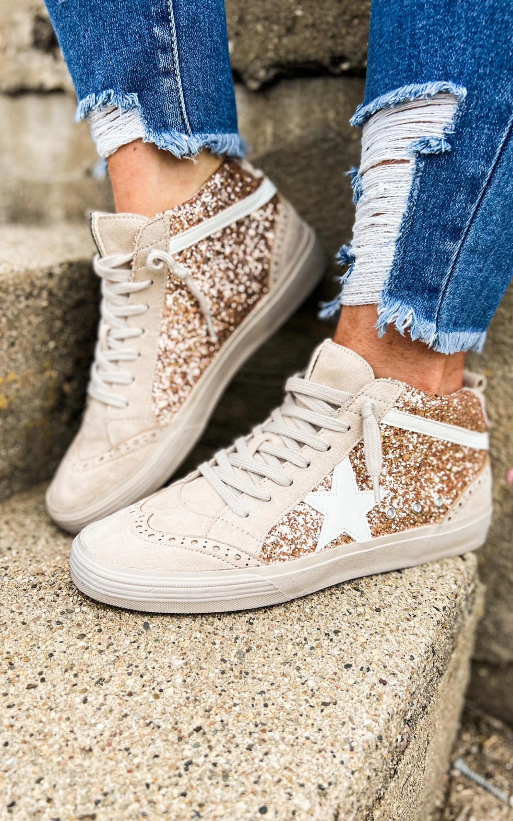 Golden Rina Sneaker - Shu Shop | FINAL SALE