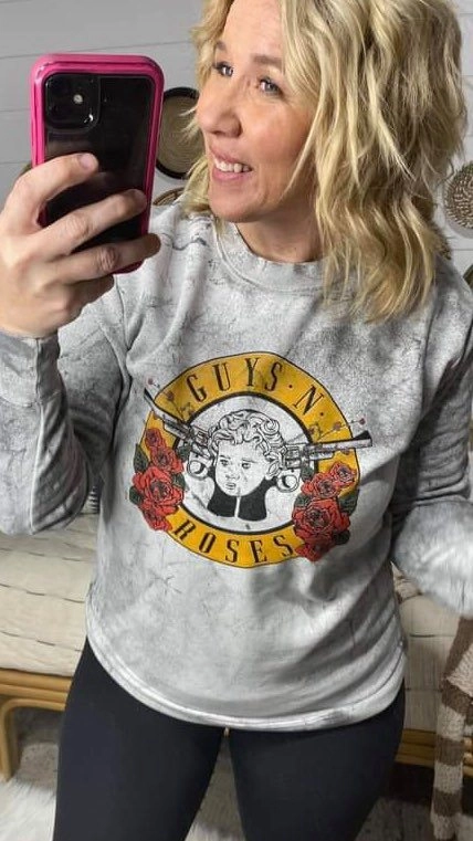 Guys N Roses Crewneck** - Final Sale