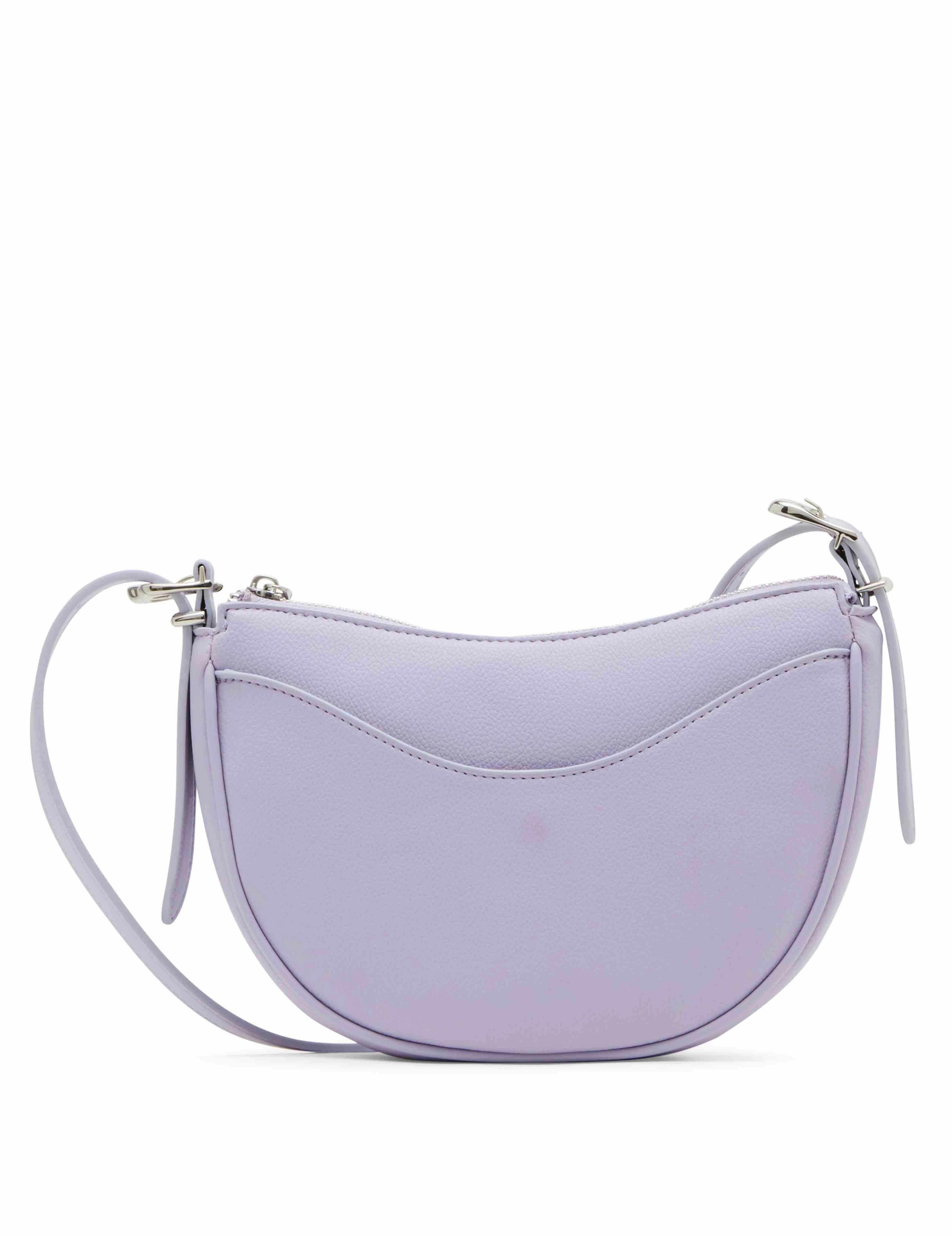 Half Moon Sculpted Buckle Crossbody with Adjustable Strap