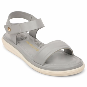 Healers Grey Casual Flat Sandal For Women SSAL-1 By Liberty