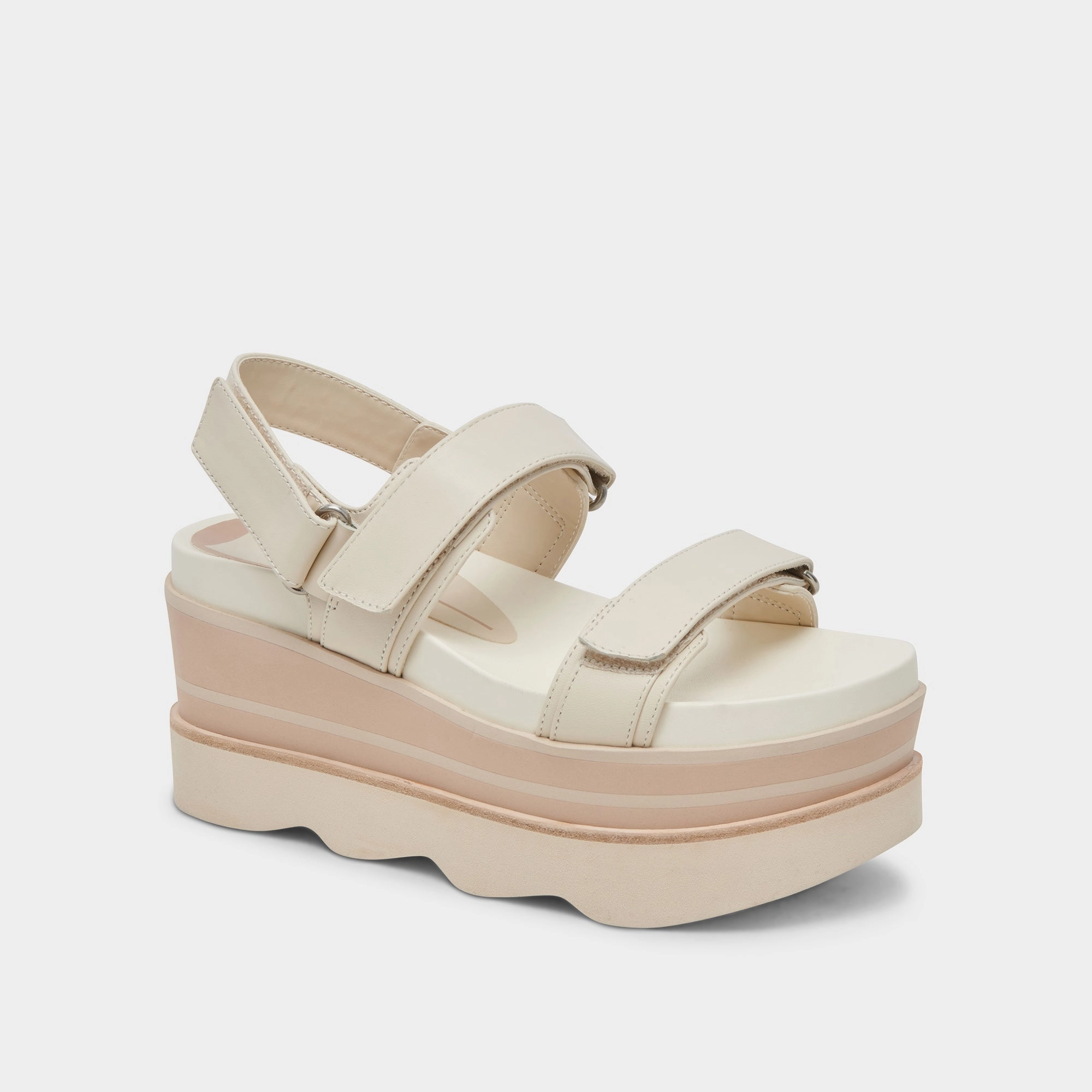 IZAK SANDALS IVORY LEATHER