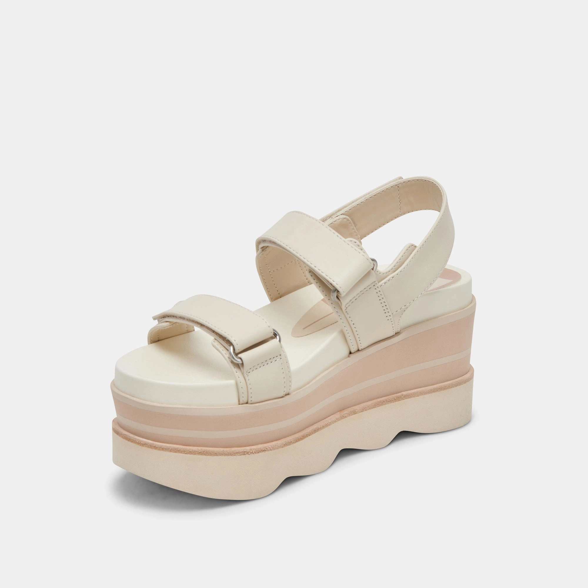 IZAK SANDALS IVORY LEATHER