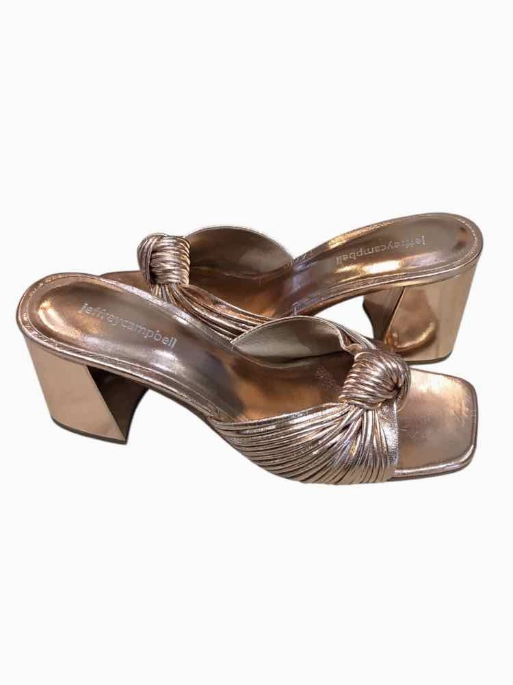 Jeffrey Campbell Rose Gold Size 10 Sandals
