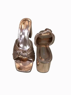 Jeffrey Campbell Rose Gold Size 10 Sandals