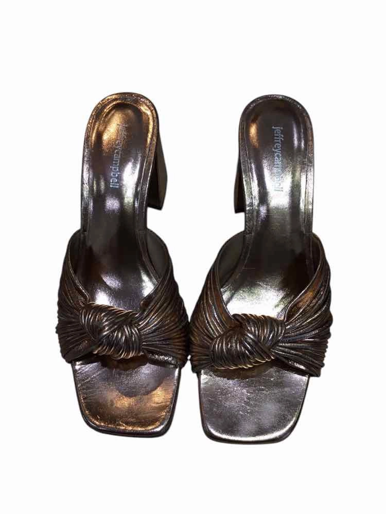 Jeffrey Campbell Rose Gold Size 10 Sandals