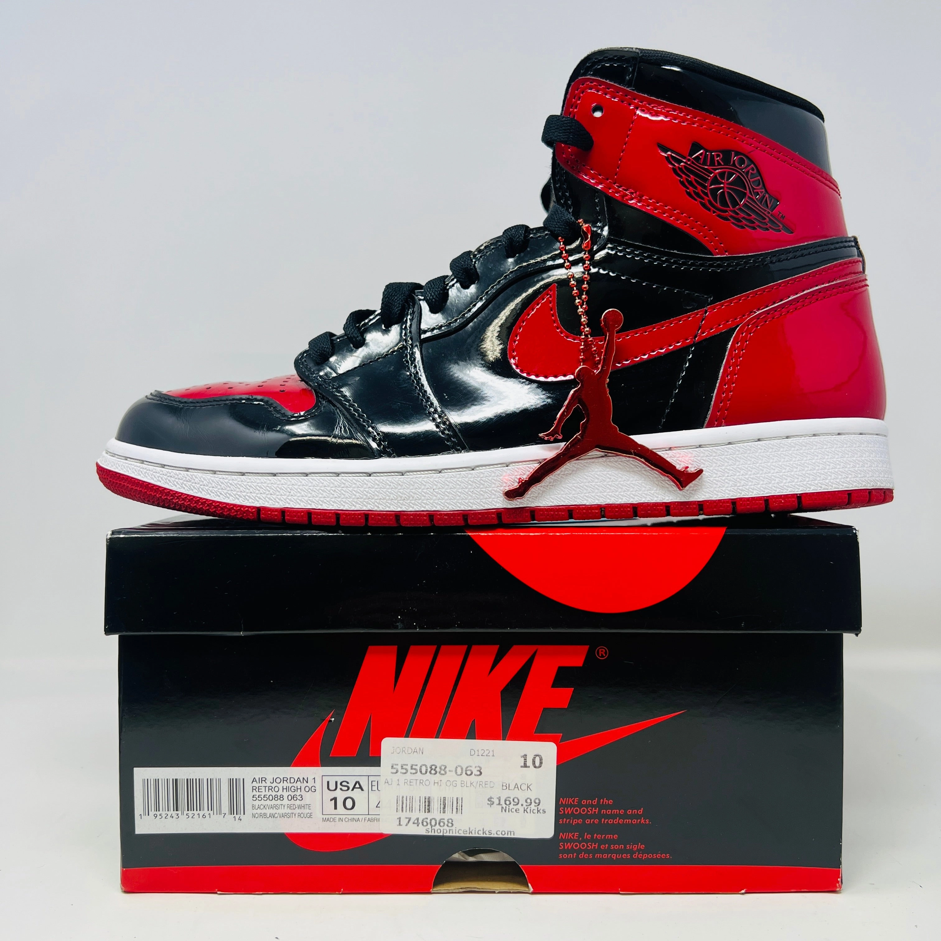Jordan 1 Retro High OG Patent Bred