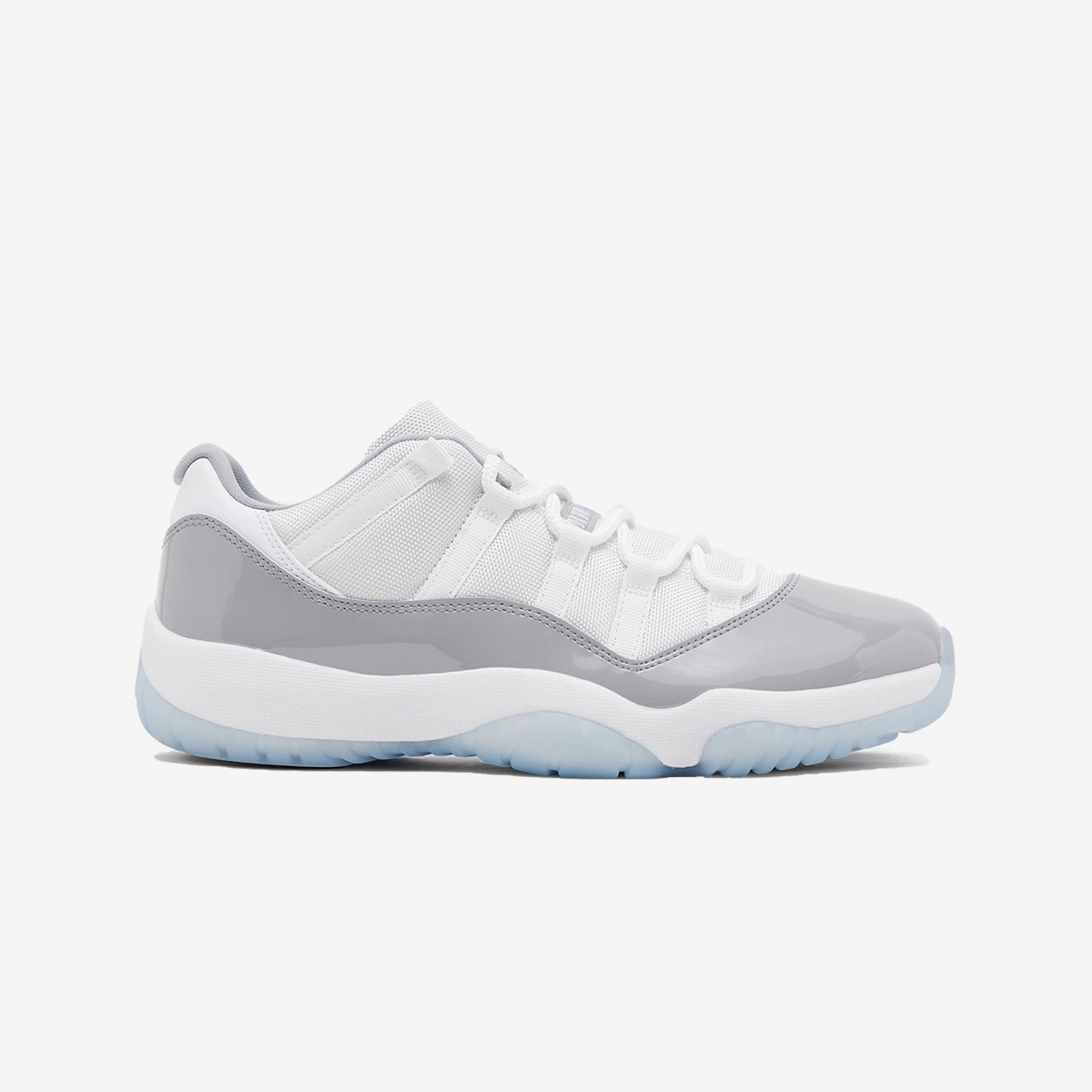 Jordan | AIR JORDAN 11 RETRO LOW  { WHITE/UNIVERSITY BLUE-CEMENT GREY