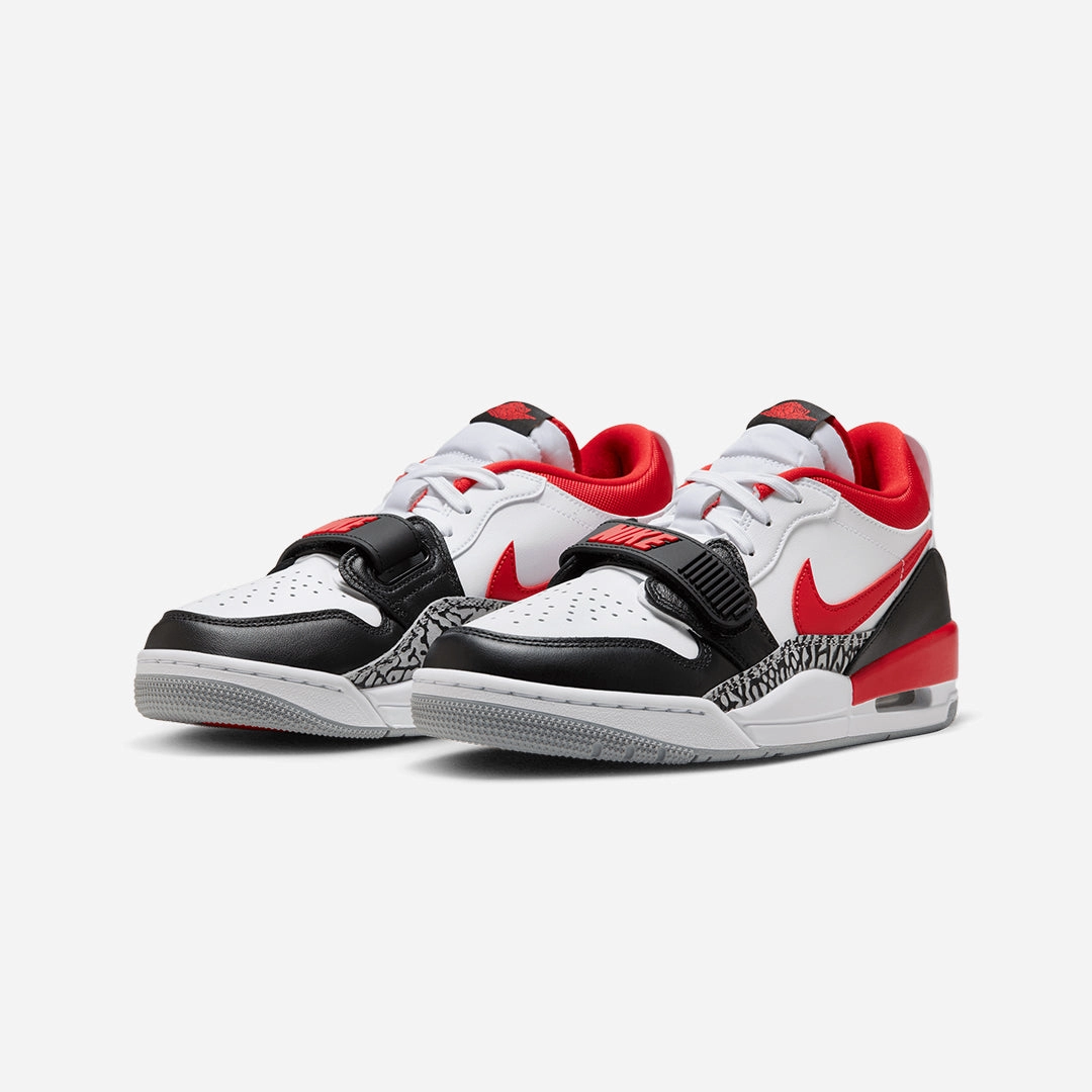 Jordan | AIR JORDAN LEGACY 312 LOW  { WHITE/FIRE RED-BLACK-WOLF GREY