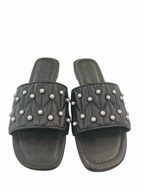 Karl Lagerfeld Black and white Size 8 Sandals