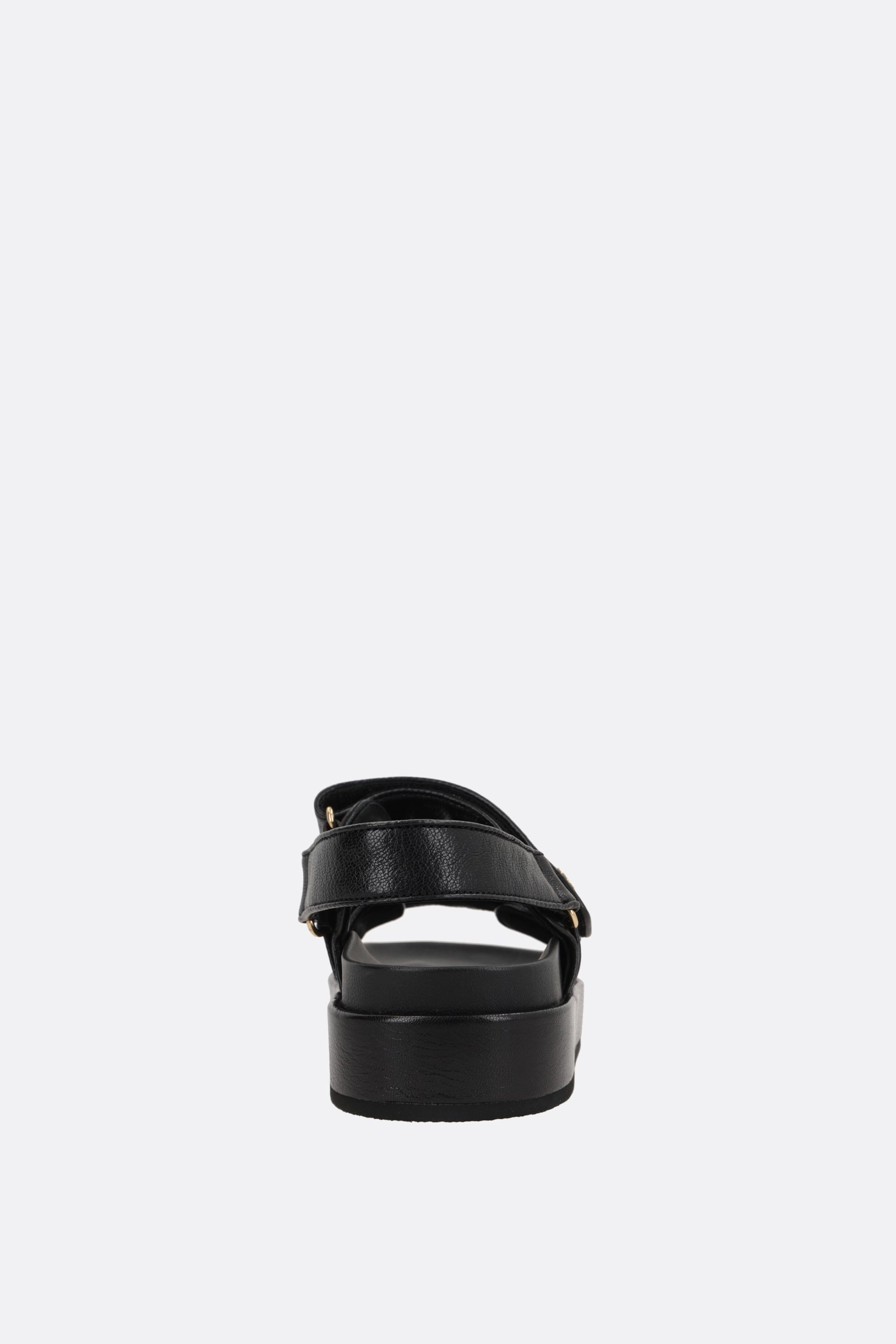 Kira flat sandals in grainy leather