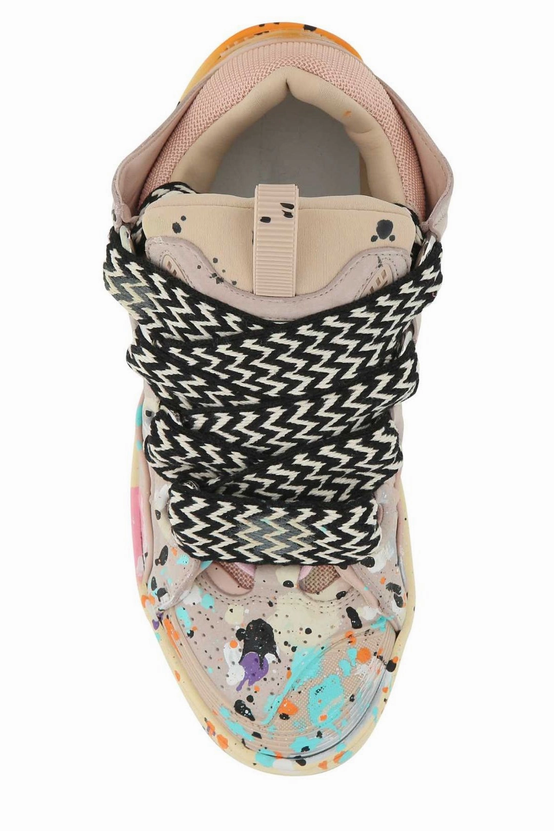 Lanvin Paint Splatter Low-Top Sneakers