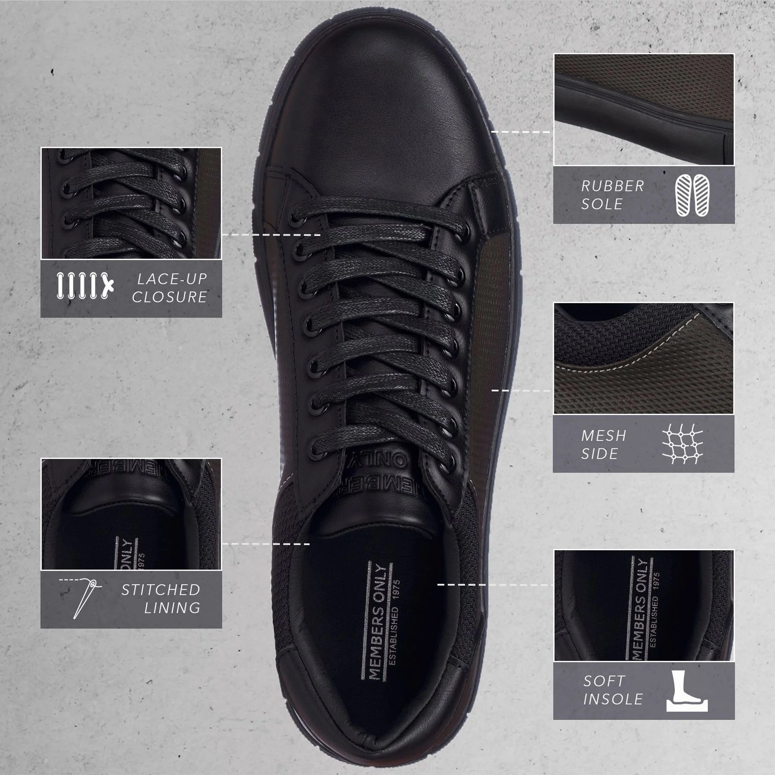 Men's Ignite Low Top Court Sneakers - FINAL SALE